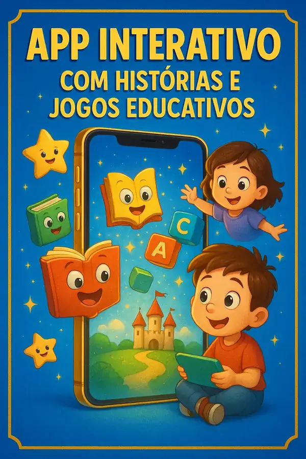App Interativo com Histórias e Jogos